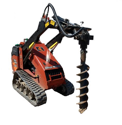 skid steer with auger rental san antonio|walk behind auger rental.